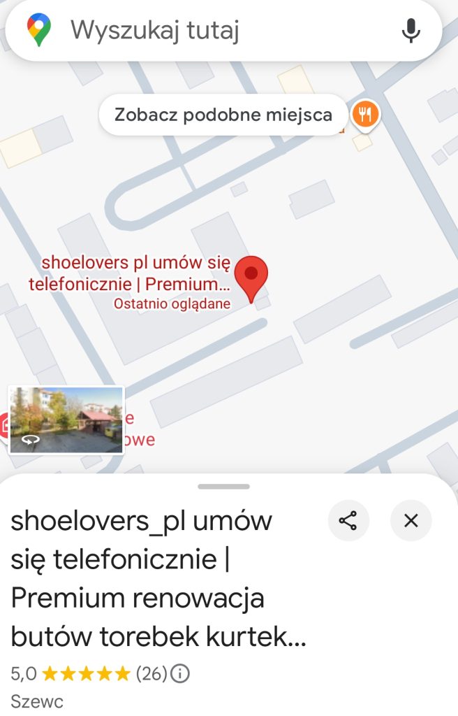 kontakt shoelover szulowers telefon email adres jak dojechać mapa